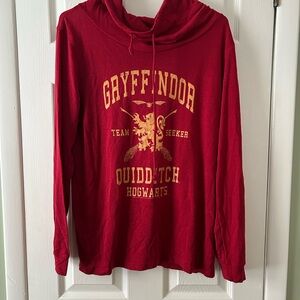 Red Gryffindor Quidditch Hoodie